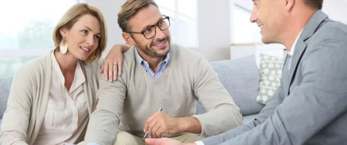 couple working with their estate planning advisor