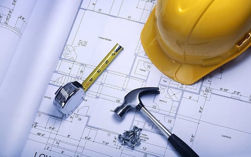 Construction blueprints